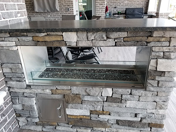 Outdoor Gas Fireplace